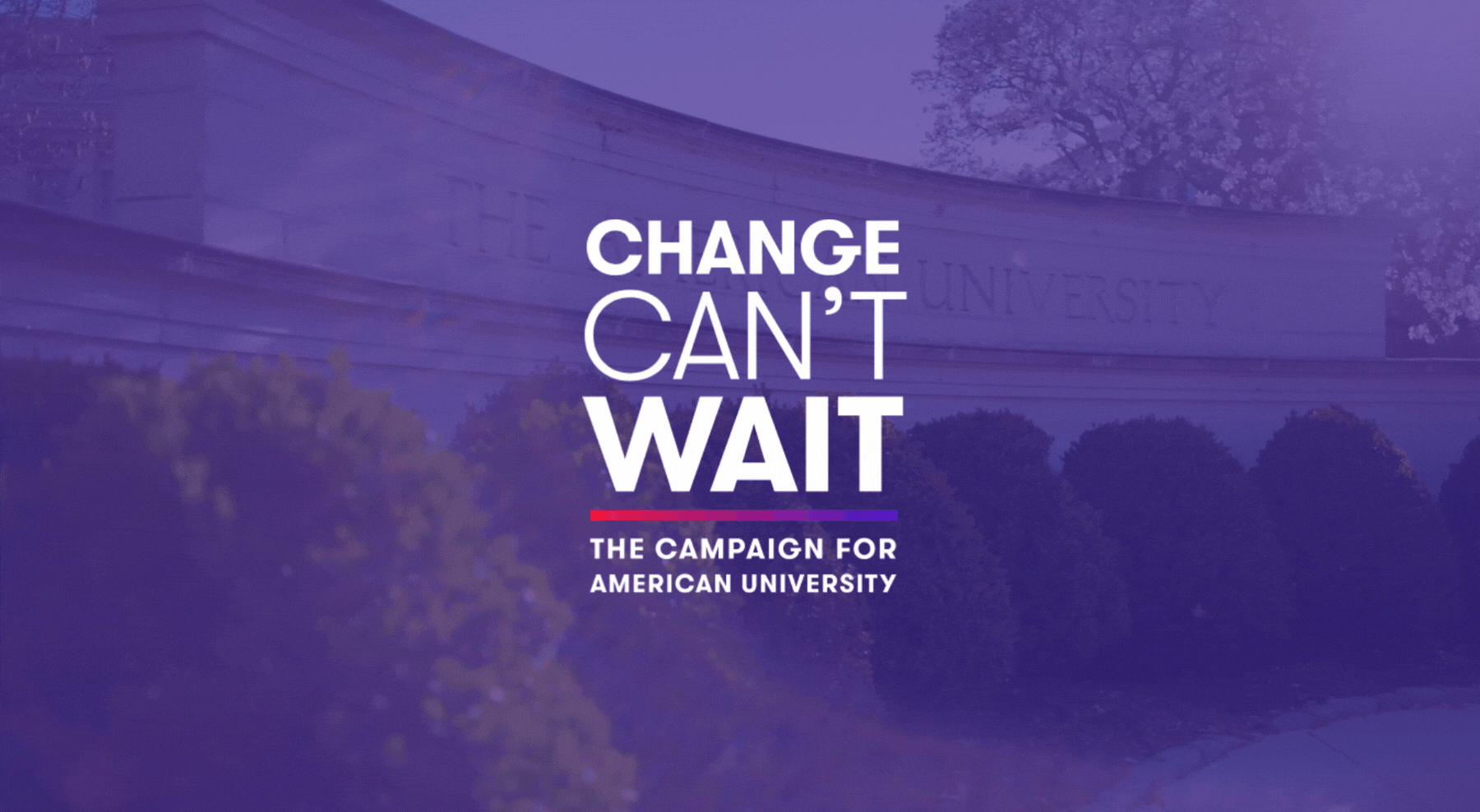 Media item displaying American University