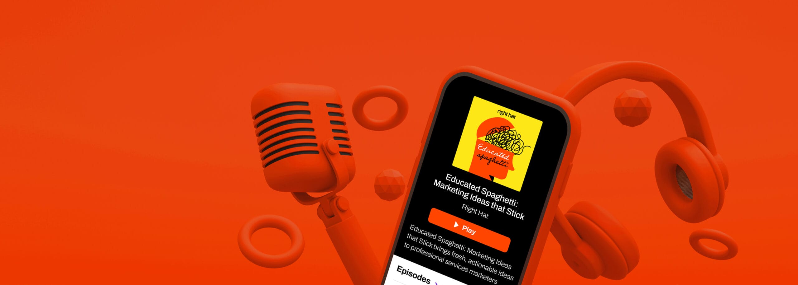 Media item displaying Introducing Educated Spaghetti: a professional services marketing podcast
